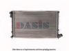 AKS DASIS 160240N Radiator, engine cooling